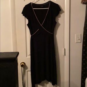Black dress with pink Accents